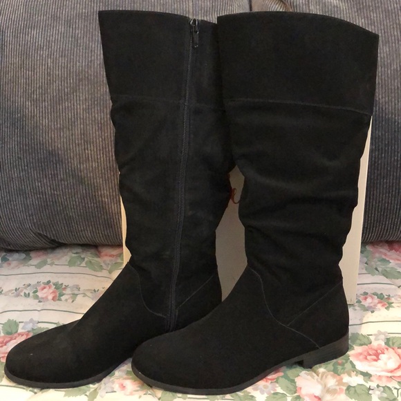 Black Suede Style Co 7 2 Medium Boots 